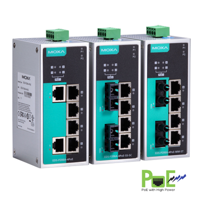 EDS-P206A-4PoE-SS-SC-T